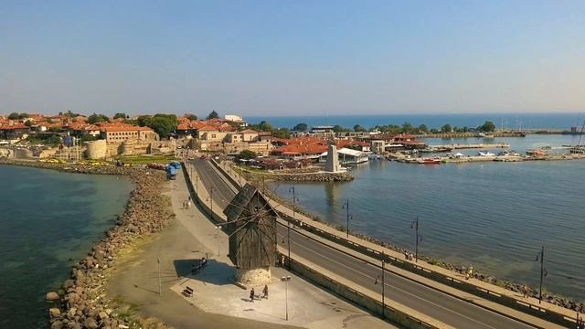 Bulgaria, Nessebar, The Old Mill and Marina