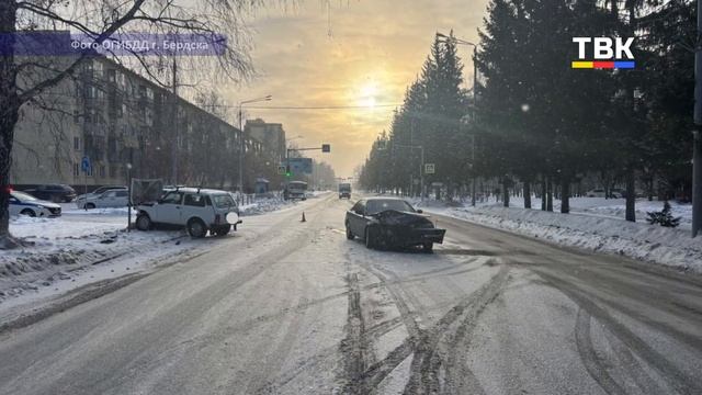 Женщина пострадала в результате ДТП на ул. Лунная в Бердске