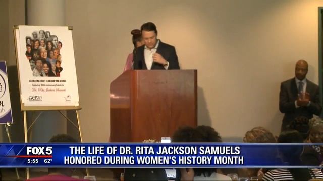 Dr  Rita Jackson Samuels honored