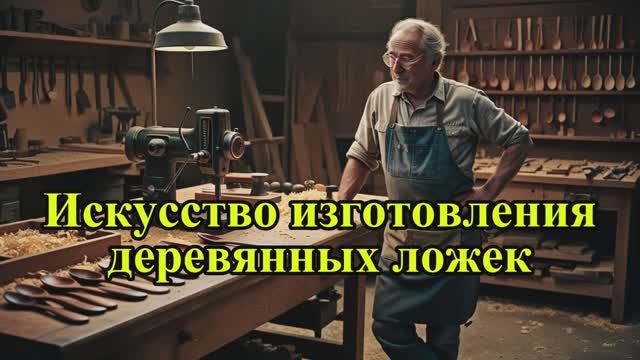 Искусство изготовления деревянной ложки