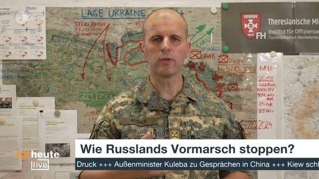 Russische Armee rückt vor: Gebietsverluste für Ukraine im Donbass | ZDFheute Live