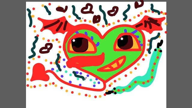 Рисуем эмоции в сердце часть 112