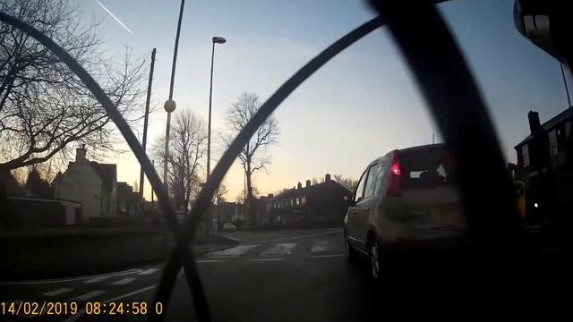 Careless drivers nearly run over teenager on zebra crossing