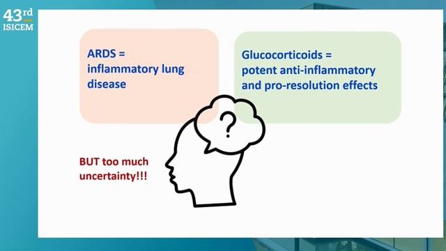 CORTICOSTEROIDS IN ARDS (ISICEM 2024)