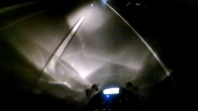 Riding his Honda kick and go