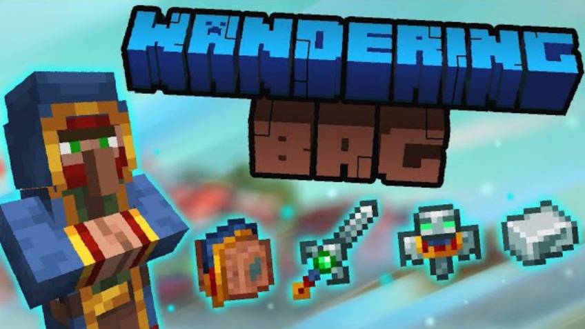 WANDERING BAG - СТРАНСТВУЮЩИЙ ТОРГОВЕЦ СТАЛ ПОЛЕЗНЫМ - ПОЛНЫЙ ОБЗОР МОДА НА МАЙНКРАФТ ГАЙД ПО МОДУ