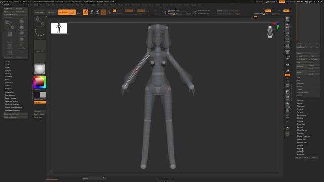 Как сделать риг в Zbrush