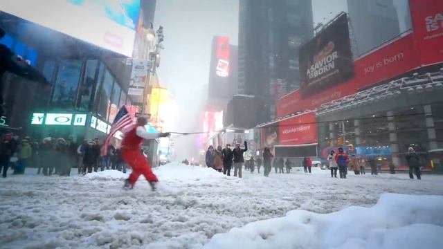 SNOWBOARDING WITH THE NYPD