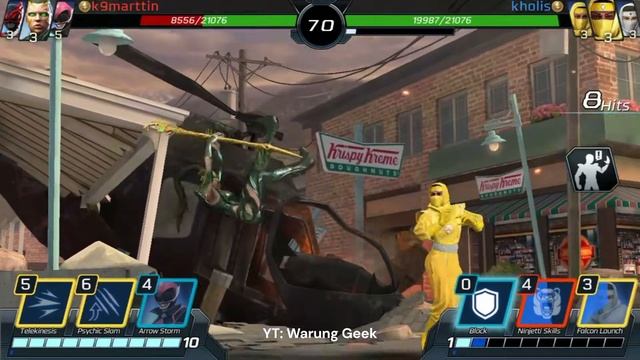 Yellow Ninja Ranger Aisha vs Rita Repulsa Movie 2017 - Power Rangers: Legacy Wars