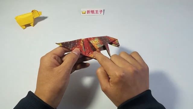 教你手工折纸熊，折纸新世代，一学就会