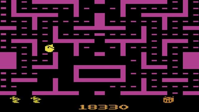 Atari 2600 Прохождение [033] Jr Pacman