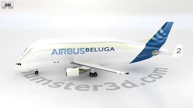 Airbus A300-600ST Beluga 3D model by 3DModels.org