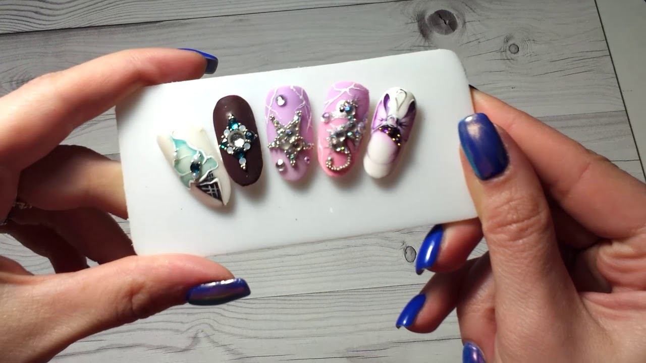 Топ - 5 материалов для дизайна ногтей