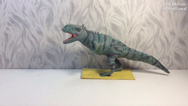 Видео лепка Динозавр Majungasaurus