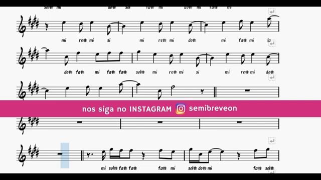 Epitáfio Titãs Partitura Playback Sax Alto Eb COM NOTAS ESCRITAS FÁCIL Ano novo_270p_360p