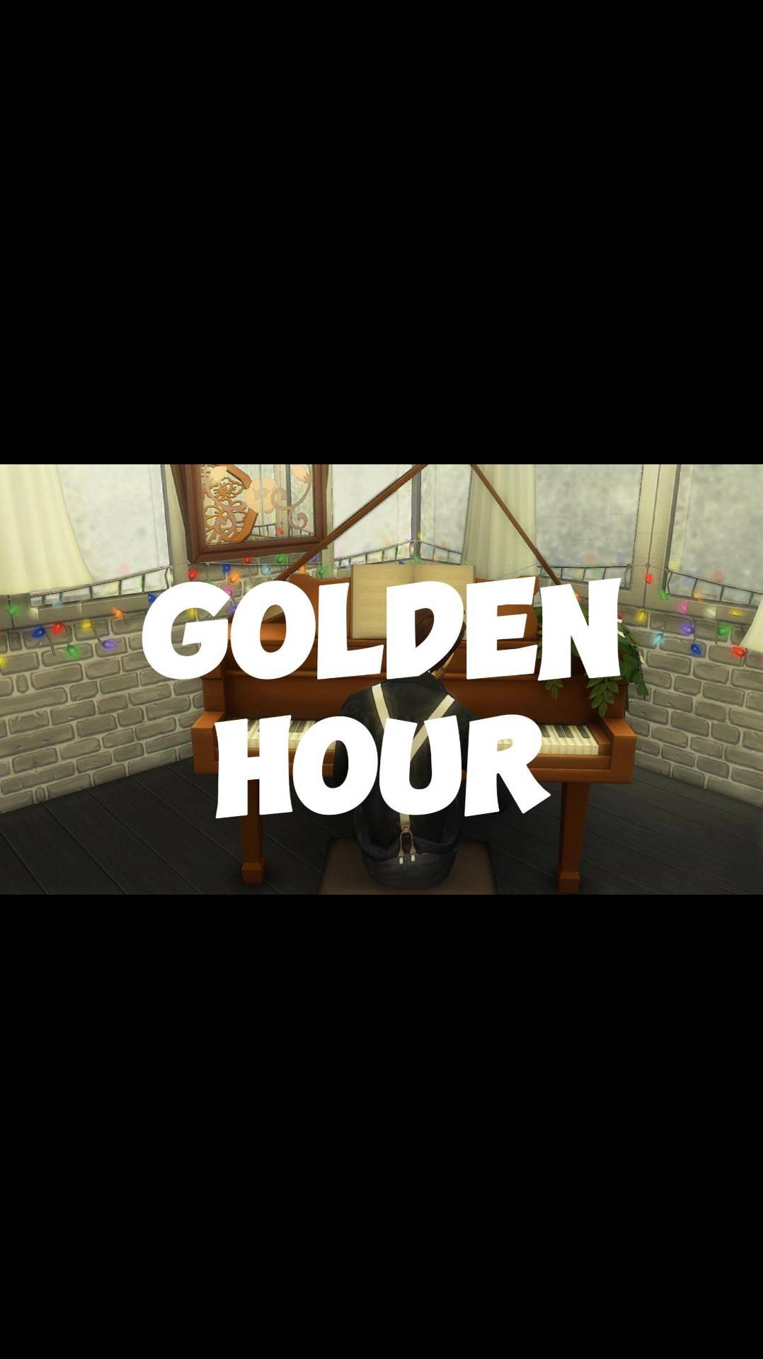 JVKE (Kaleb) - golden hour (Mashinima Sims 4) [1 минута]