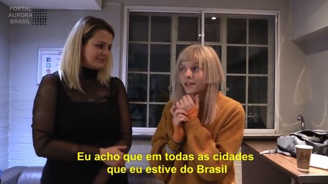 "Fico sonhando em voltar pro Brasil" - Diz AURORA