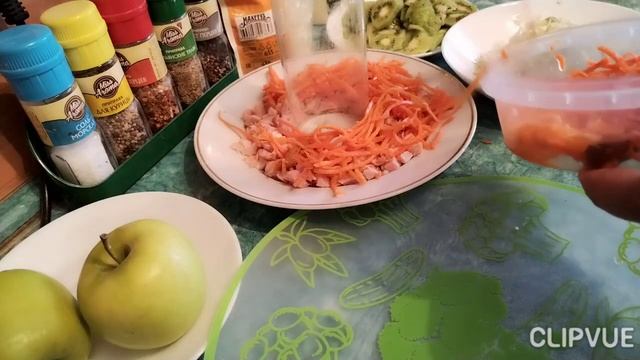 Салат МАЛАХИТОВЫЙ БРАСЛЕТ.