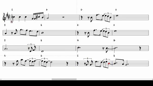 Everybody Hurts - R.E.M. 1993 (Alto Sax Eb) _Sheet music_ ( 360 X 640 )