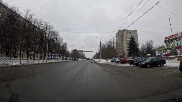 Обзор Обнинска на авто. 6 января 2025 г.