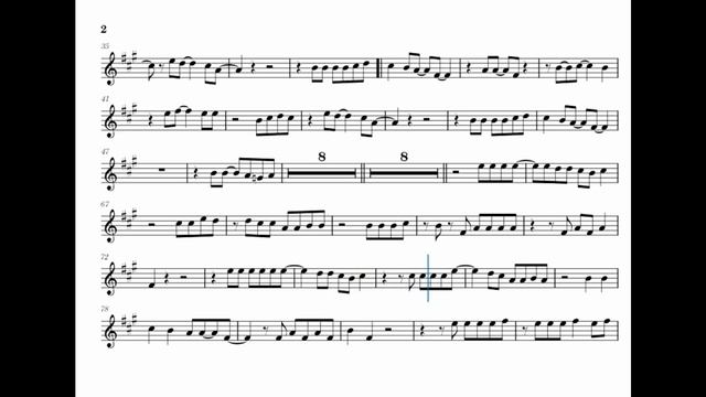 Forever_Young_(Syntheticsax_version)_Play_Along_Alto_Sax_Eb_Sheet_Music(720P_HD)[1]