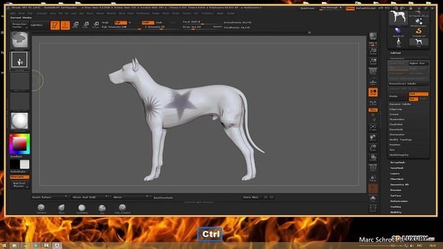 Уроки ZBrush - Работа с масками.