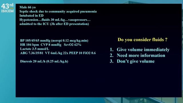 CENTRAL VENOUS PRESSURE (ISICEM 2024)