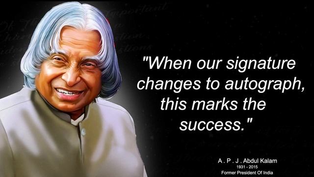 A.P.J. Abdul Kalam Top 15 Inspirational & Motivational  Quotes| Love, Relationship, Life changing