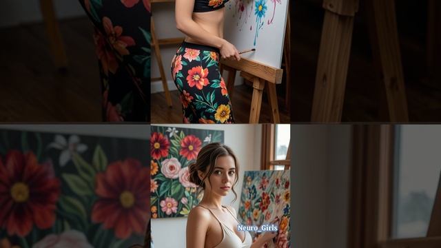 Девушка художница