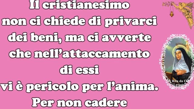 🔴I Quindici Giovedì a Santa Rita - 13° Giovedì SANTA RITA E I BENI DEL MONDO🙏🙏🙏💖