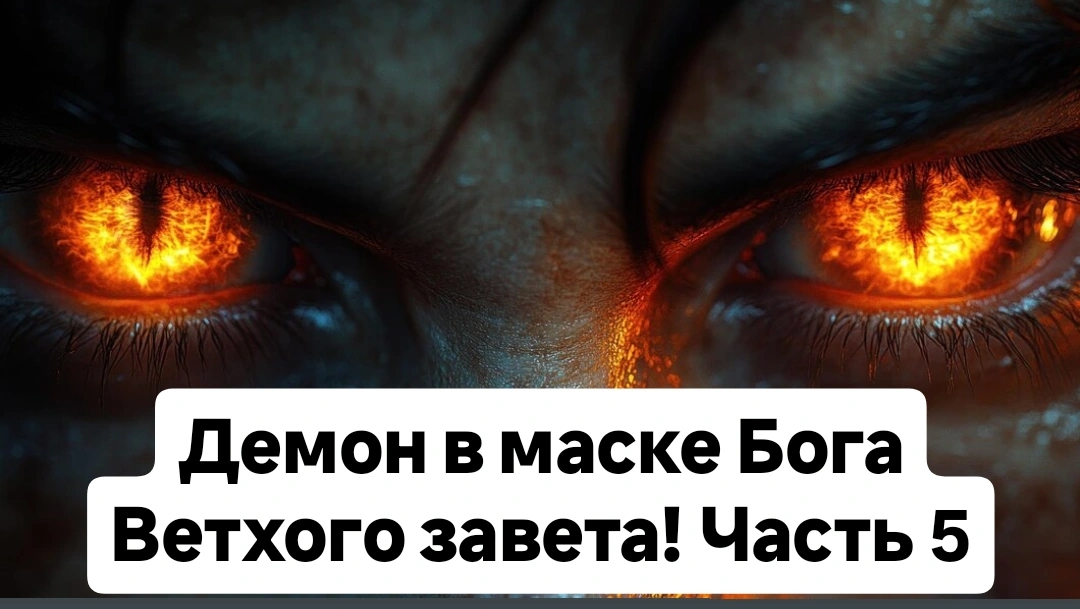 Демон в маске Бога Ветхого завета! Часть 5