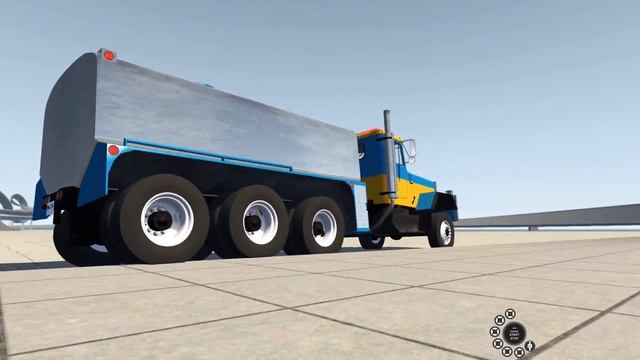 BeamNG Drive - B Series Tanker Truck Suspension Test Part 1