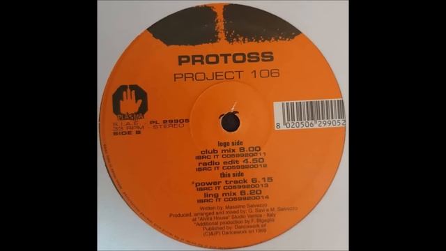 Protoss - Project 106 - Disco storia - Trance - Progressive (Ultimo Impero)