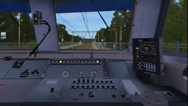 Trainz: ЭР2Т-7144, рейс №6952, Аэропорт © — Москва-Киевская, 2012 год