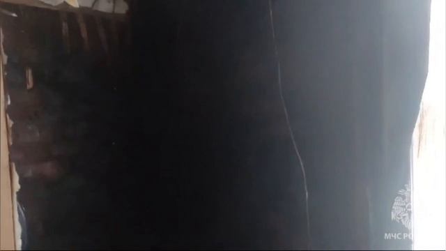 В Омской области в селе Южном Павлоградского района загорелся двухквартирный дом