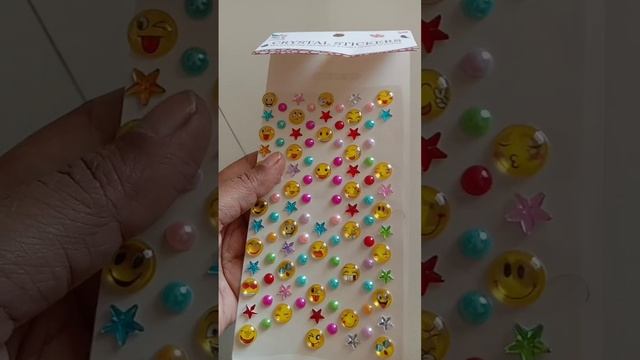 Review Emoji stickers only 10/- rs pack 😍 #shorts #emojistickers