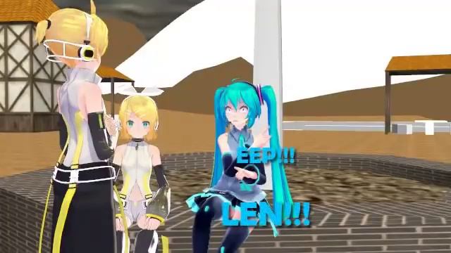 [MMD] (MikuxLen) Nadie mas puede besarte