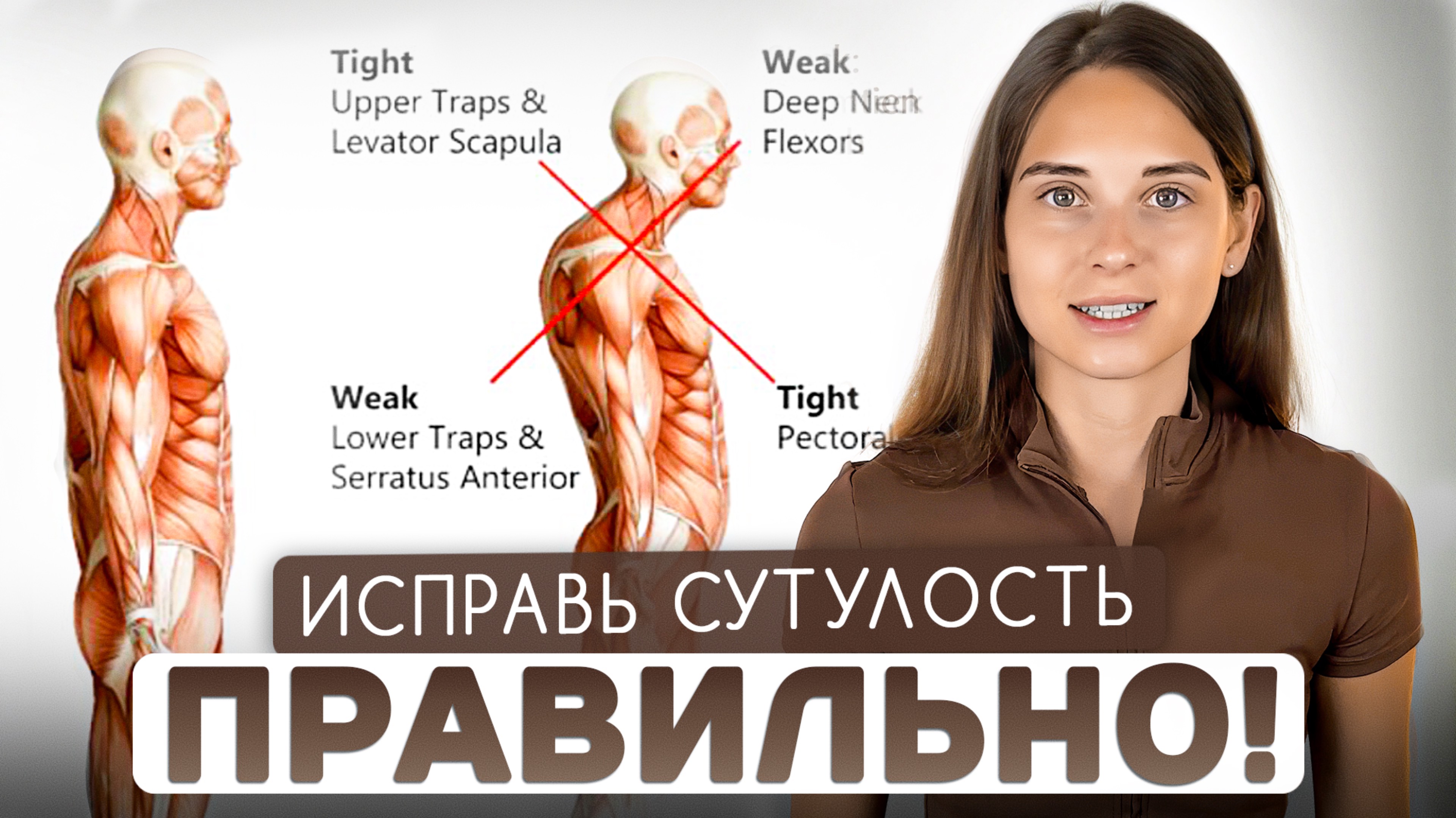 Разоблачение мифа: закачка спины и сутулость. Что делать на самом деле для правильной осанки ?