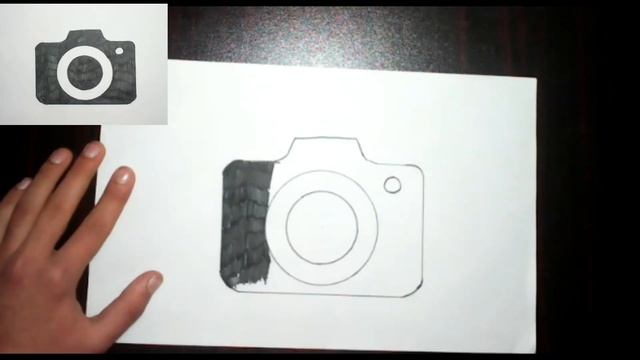 How to draw a Camera Icon