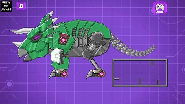 Toy War Robot Triceratops Mini Corps - Full Game Play 1080 HD