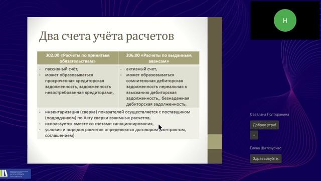 Расчеты с поставщиками и подрядчиками с прочими кредиторами в учреждениях госсектора.