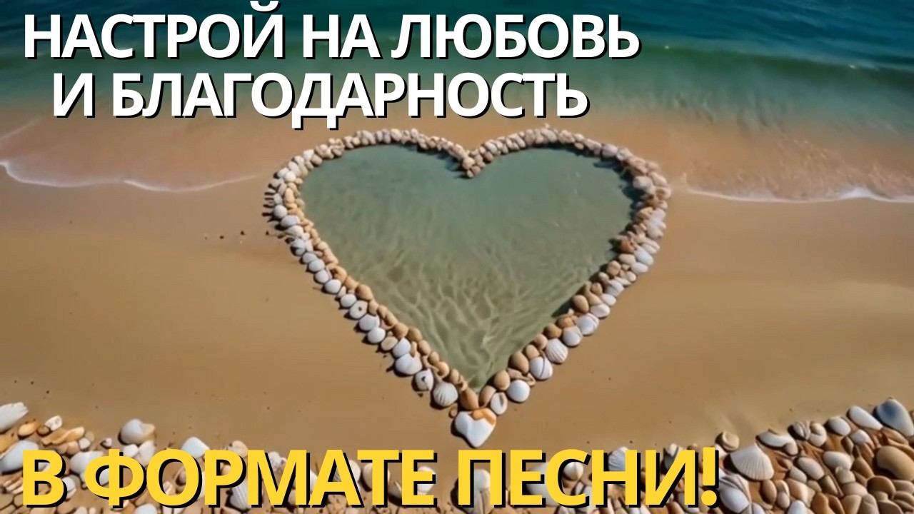 Настрой на Любовь и Благодарность в виде Песни! Действует как Мантра, Аффирмация или Гипноз!
