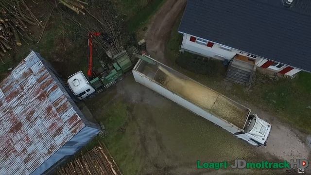 Camion/Broyeur déchiqueteuse Pezzolato | Scania R620 & Grue Epsilon Palfinger