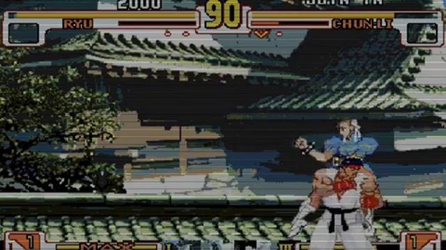 Порт Street Fighter 3rd strike на sega mega drive .mp4