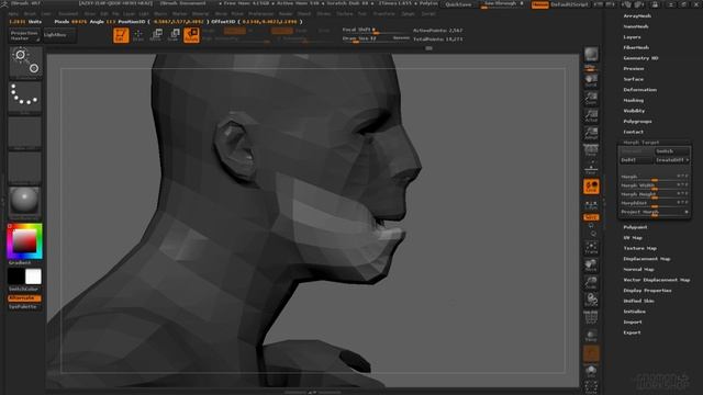 Уроки по ZBrush 4R7. Занятие 9. Импорт объектов - Аника