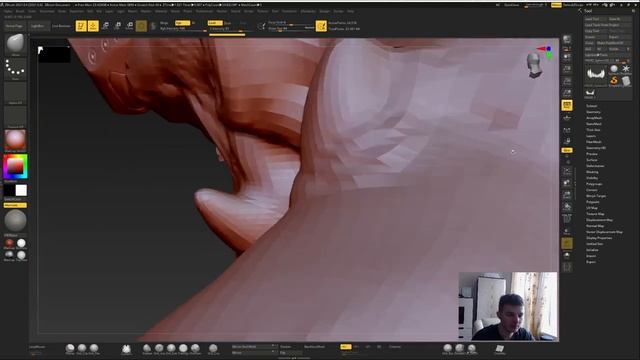 Как Скрыть часть объекта в ZBrush. Выделение и Соло режим в ZBrush (720p)