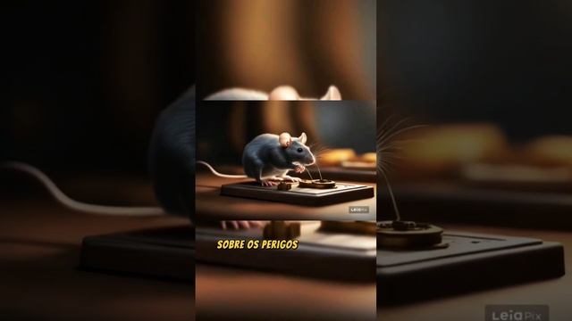 Rato e a Armadilha | Uma Lição sobre Cobiça #filosofia #stoic #fábula #stoicism #shorts #pecado