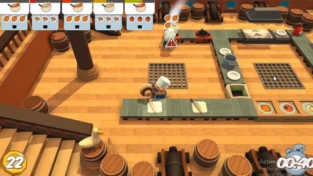 Готовим супы и бургеры | Overcooked