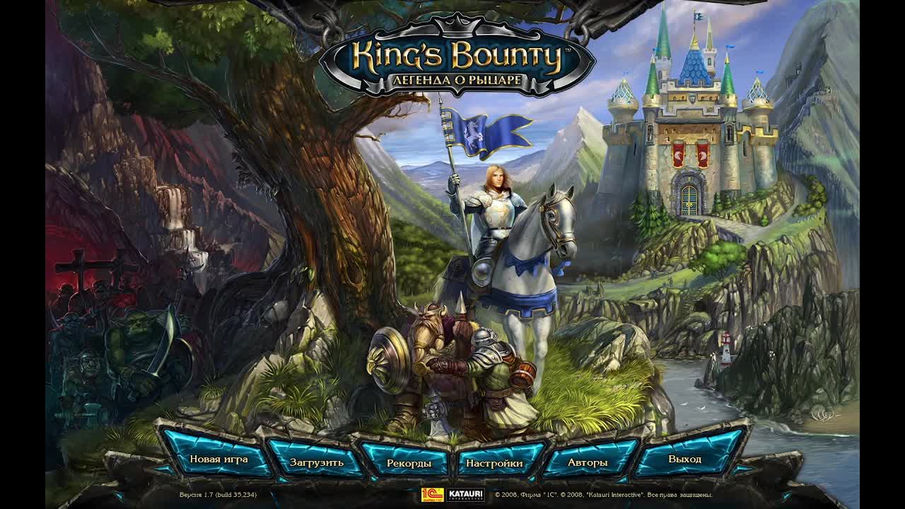 Игровой стрим King's Bounty The Legend, Raft