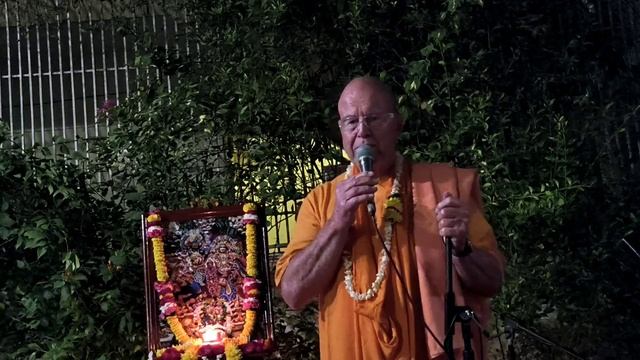 2024_11_07 | BB Govinda Swami | Несколько слов после киртана, Вриндаван